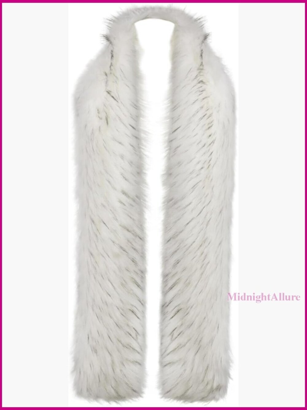 Fluffy Faux Fur Scarf Wrap Shawl Wedding Bridal Party Stole Shrug